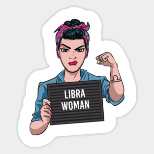 Libra Woman Sticker